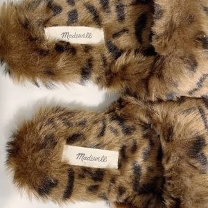 madewell leopard slippers